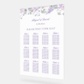Tableau de mariage fleurs de lilas en acrylique (Angle)