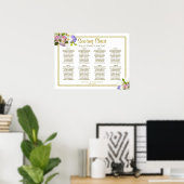 Tableau de mariage floral pastel de printemps pour (Bureau à domicile)