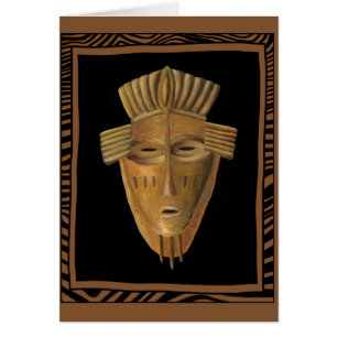 Tableau de Masque Africain par Chariklia Zarris