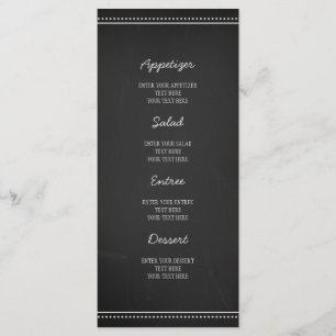 Tableau de menu de mariage