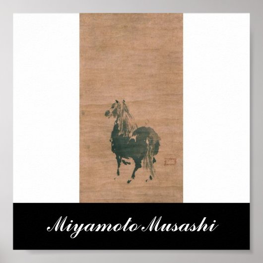 Tableau de Miyamoto Musashi, c. Années 1600 (Devant)