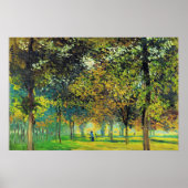 Tableau de Monet, L'Allée du Champ de Foire, (Devant)