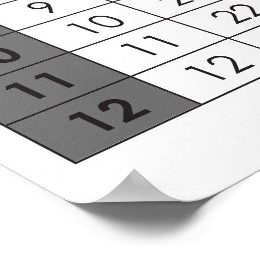 Tableau de multiplication (Coin)