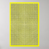 Tableau de multiplication des radios de couleur pe (Devant)