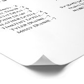 Tableau de placement alphabétique de mariage Silve (Coin)