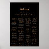 Tableau de placement alphabétique minimal classiqu (Devant)
