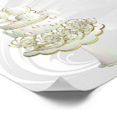Tableau de placement Cloches de mariage et Flûtes (Coin)