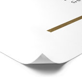 Tableau de placement de baptême de croix dorée min (Coin)