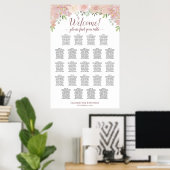 Tableau de placement de mariage 23 tables Roses ro (Bureau à domicile)