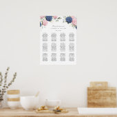Tableau de placement de mariage à 12 tables avec h (Cuisine)
