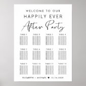 Tableau de placement de mariage à 12 tables pour u (Devant)