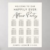 Tableau de placement de mariage à 12 tables pour u (Devant)
