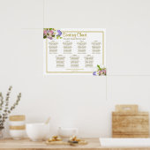 Tableau de placement de mariage à 7 tables Floral (Cuisine)
