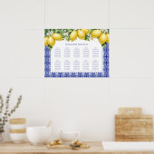 Tableau de placement de mariage aux citrons italie (Cuisine)