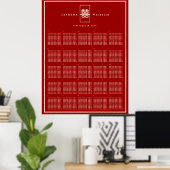 Tableau de placement de mariage chinois Double Hap (Bureau à domicile)
