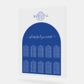Tableau de placement de mariage côtier Coquilles d (Angle)