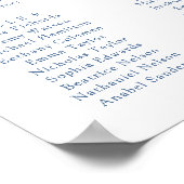 Tableau de placement de mariage élégant floral vin (Coin)