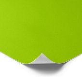 Tableau de placement de mariage floral vert citron (Coin)