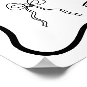 Tableau de placement de mariage noir fantaisiste e (Coin)