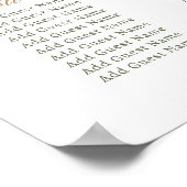 Tableau de placement de mariage religieux à cadre (Coin)