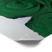 Tableau de placement de mariage Rose Vert Émeraude (Coin)