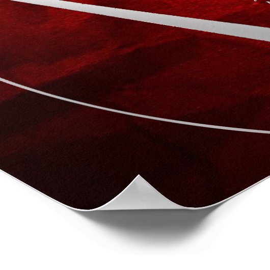 Tableau de placement de mariage Silver Leaf Deep R (Coin)