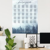 Tableau de placement des invités de mariage à 30 t (Bureau à domicile)