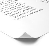 Tableau de placement des invités de mariage Bleu e (Coin)