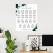 Tableau de placement des invités de mariage chic f (Bureau à domicile)