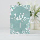 Tableau de placement des numéros de table à fleurs (Debout devant)