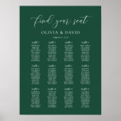 Tableau de placement Emerald Green 12 (Devant)