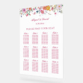 Tableau de placement en acrylique pour mariage aux (Angle)