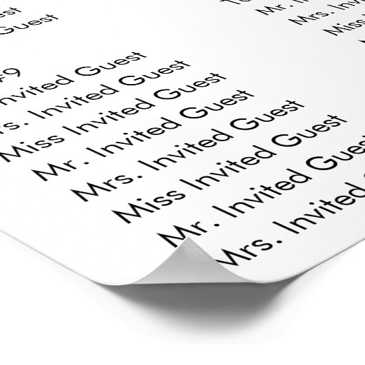 Tableau de placement floral aquarelle lilas et vio (Coin)