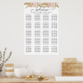 Tableau de placement floral Bohème Chic (Cuisine)