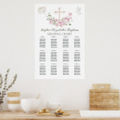 Tableau de placement pour baptême d'ange à croix f (Cuisine)