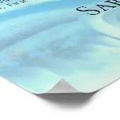 Tableau de placement Romantique Vague Océan Bleu & (Coin)