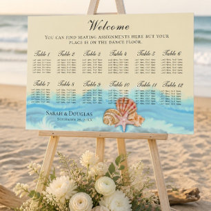 Tableau de placement Romantique Vague Océan Bleu &