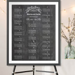 Tableau de présence des invités du tableau de bord<br><div class="desc">Montré avec cadre optionnel, lorsque vous ajoutez au panier, vous verrez des options de cadrage. Chalkboard Vintage Modern Mr et Mrs Chalkboard Wedding Invitations mariages doux et sassy Chalkboard En raison du volume de demandes que je reçois, je ne suis pas disponible pour des consultations de conception personnalisée, mais Zazzle...</div>