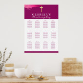 TABLEAU DE RECHERCHE PLAN 12 tables croix de prune (Cuisine)