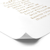 Tableau de Repérage de Siège Élégant Script 9 Tabl (Coin)