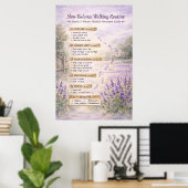 Tableau de routine rustique de marche Tai Chi | (Bureau à domicile)