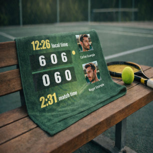 Tableau de score de tennis personnalisé Résultat d