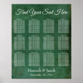 Tableau de siège de la réception de Grunge Vert fo (Devant)