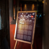 Tableau de siège de la réception de mariage Couple