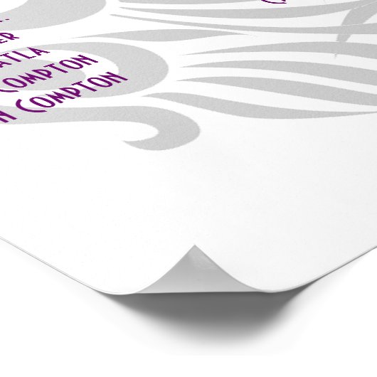 Tableau de siège de la réception de mariage - Thèm (Coin)