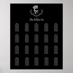 Tableau de siège de la réception du crâne royal