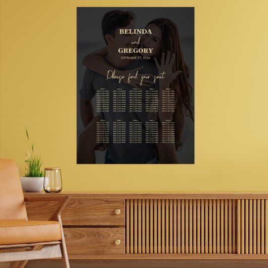 Tableau de Siège de Mariage avec Superposition de (Salon 2)