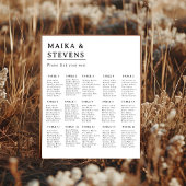 Tableau de Siège de Mariage en Mousse à Écriture É