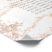 Tableau de siège du Mariage Ombre Blush Pink Frost (Coin)