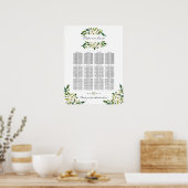 Tableau de Siège Fleurs Élégantes Blanches en Fleu (Cuisine)